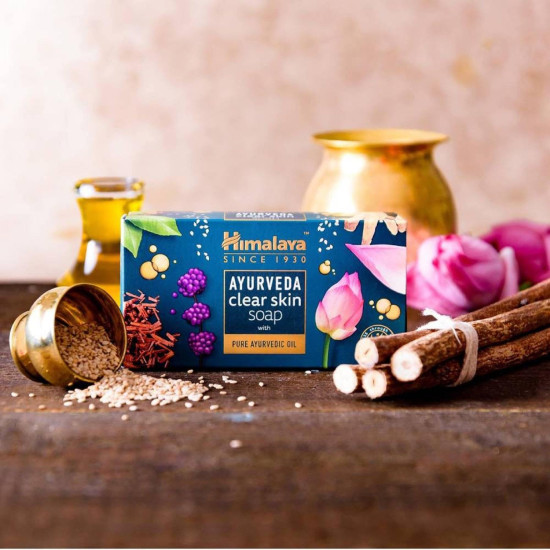Himalaya Ayurveda Clear Skin Soap - Nourishing Ayurvedic Formula