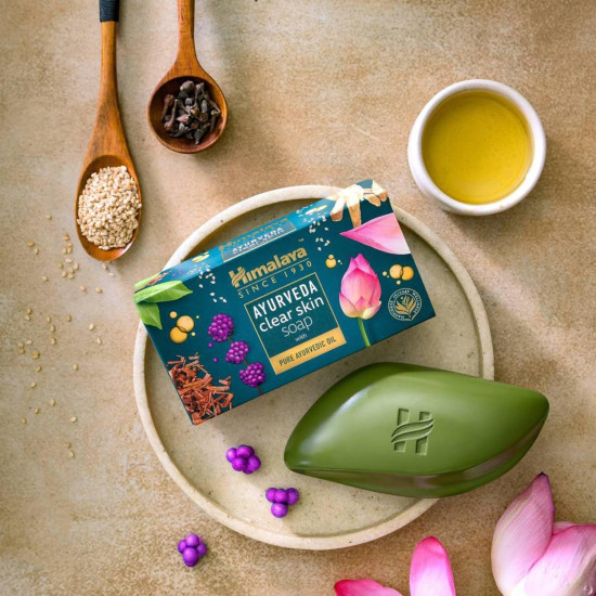 Himalaya Ayurveda Clear Skin Soap - Nourishing Ayurvedic Formula