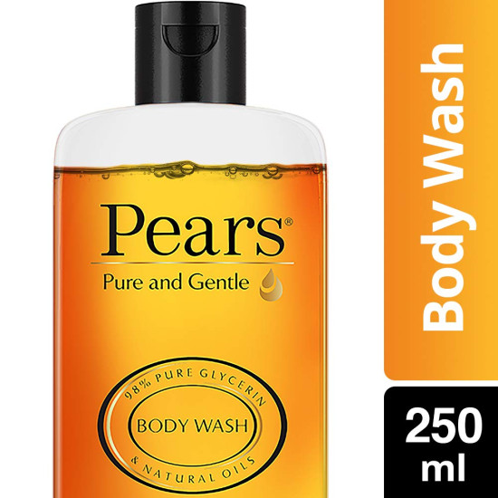 Pears Pure and Gentle Body Wash 250 ml - 98% Pure Glycerin, Paraben Free