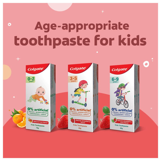Colgate Toothpaste for Kids with Barbie Toothbrush - Tender Care for Little Teeth
