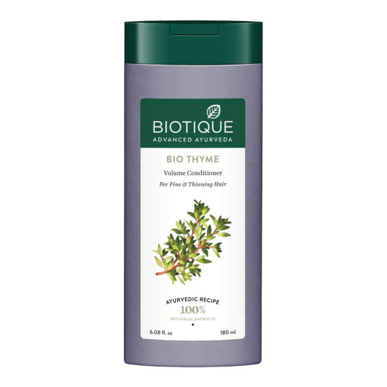 Biotique Bio Thyme Volume Conditioner - Adds Volume & Bounce