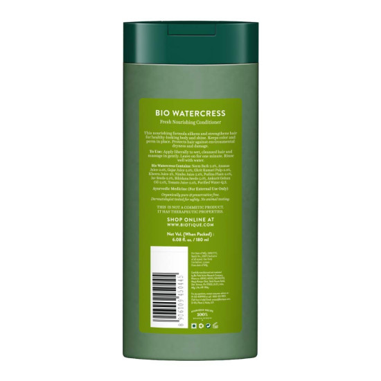 Biotique Bio Watercress Fresh Nourishing Conditioner - Smooth & Strengthen