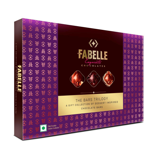Fabelle The Bars Trilogy - Luxury Christmas Chocolate Gift Pack Fabelle The Bars Trilogy - Luxury Christmas Chocolate Gift Pack