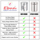 Ebun Heavy Gauge See Through Stainless Steel Containers for Kitchen | Steel Dabba Set for Kitchen | Steel Container with Lid | Capacity 200 Gms to 6 kgs Steel Container for Kitchen Storage | Set of 12
