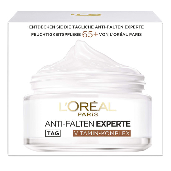 L'Oreal Paris Wrinkle Expert Anti-Wrinkle Fortifying Day Cream 65+ - Enriched with Multi-Vitamins