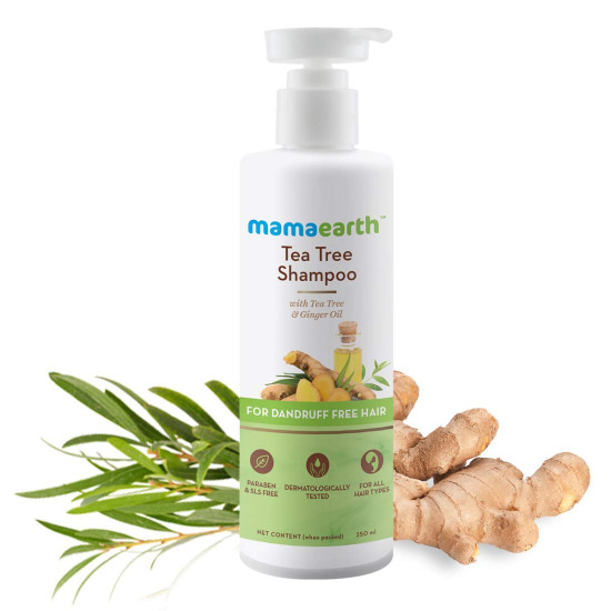 Mamaearth Tea Tree Anti Dandruff Shampoo - Natural Dandruff Control