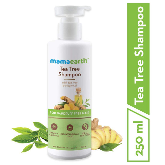 Mamaearth Tea Tree Anti Dandruff Shampoo - Natural Dandruff Control