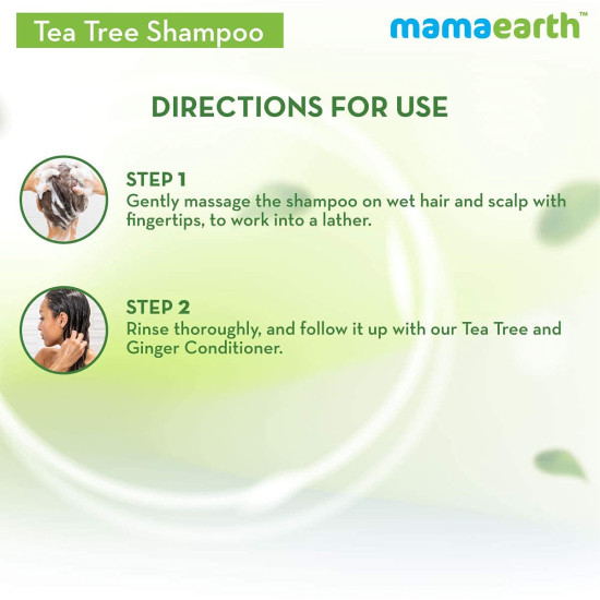 Mamaearth Tea Tree Anti Dandruff Shampoo - Natural Dandruff Control