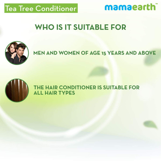Mamaearth Anti Dandruff Conditioner - Tea Tree & Ginger Oil for Dandruff-Free Hair