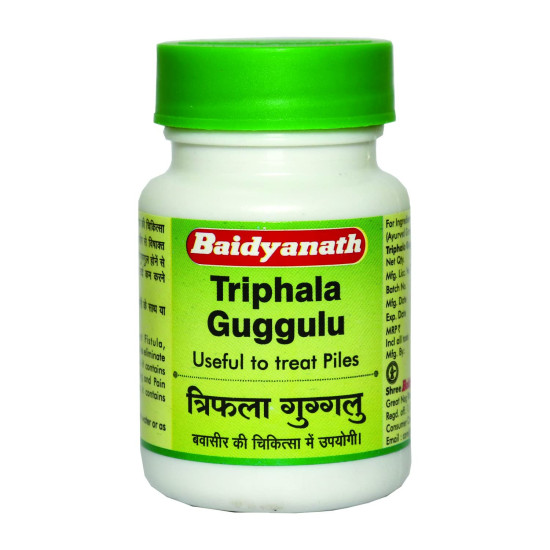 Baidyanath Triphala Guggulu (80 Tablets X 5)