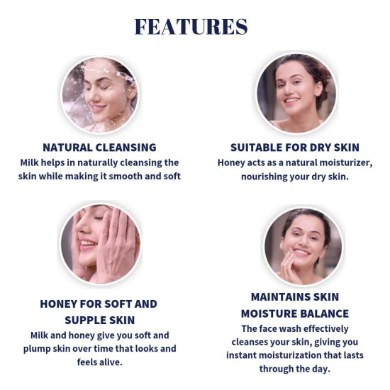 Nivea Face Wash & Shower Gel - Milk Delights & Water Lily