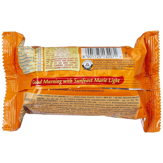 Sunfeast Marie Light Vita Orange - Refreshing Citrus Flavor