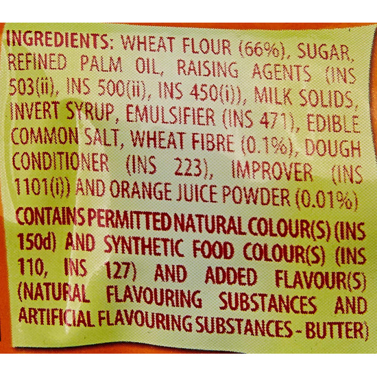 Sunfeast Marie Light Vita Orange - Refreshing Citrus Flavor