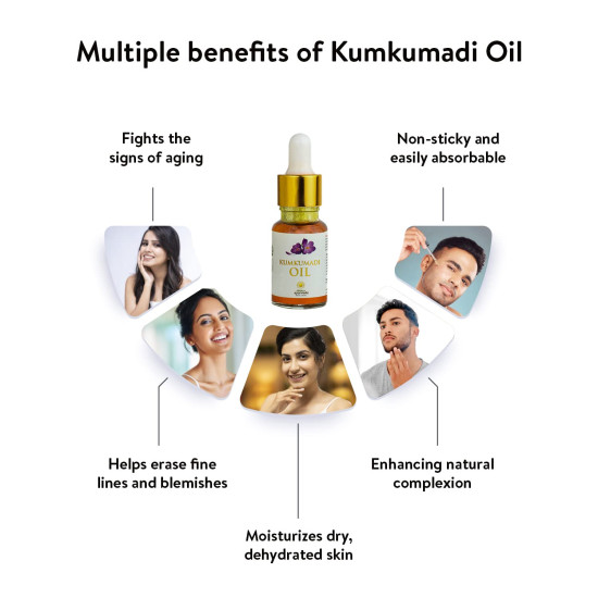 Kerala Ayurveda Kumkumadi Oil 10 ml - Reduces Fine Lines & Pigmentation
