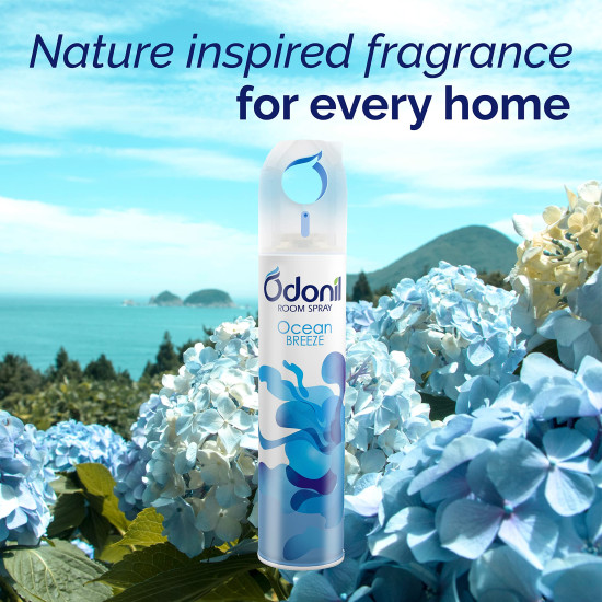 Odonil Room Air Freshener Spray - Ocean Breeze - Nature Inspired Fragrance