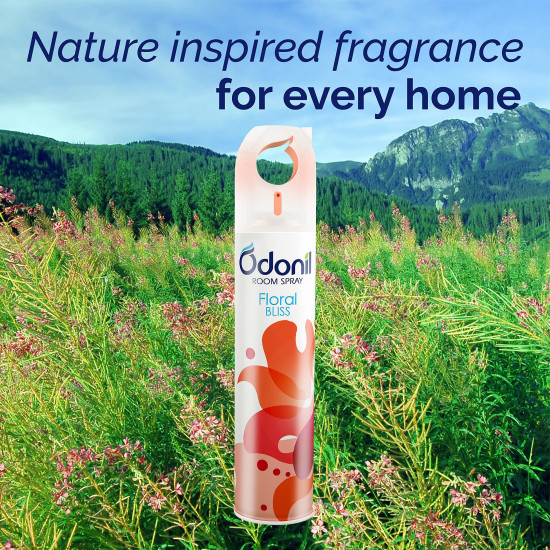 Odonil Room Air Freshener Spray - Nature Inspired Floral Bliss