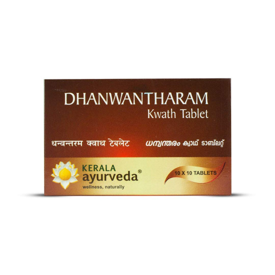 Kerala Ayurveda Dhanwantharam Kwath Tablet - Herbal Relief for Rheumatic Complaints