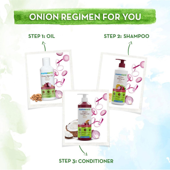 Mamaearth Onion Conditioner - Hair Fall Control & Fast Hair Growth