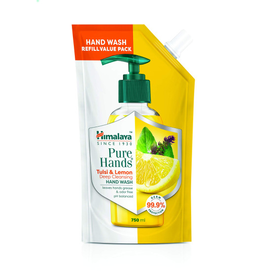 Himalaya Pure Hands Tulsi and Lemon Hand Wash - Deep Cleansing