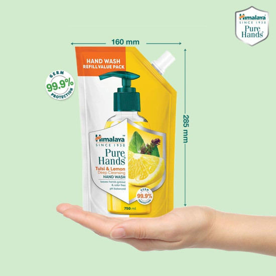 Himalaya Pure Hands Tulsi and Lemon Hand Wash - Deep Cleansing