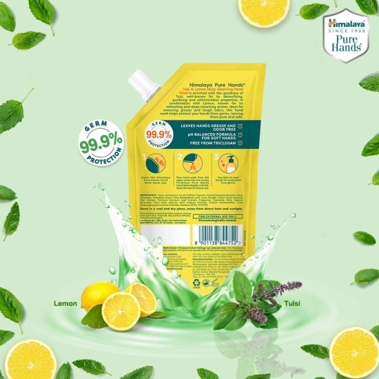 Himalaya Pure Hands Tulsi and Lemon Hand Wash - Deep Cleansing