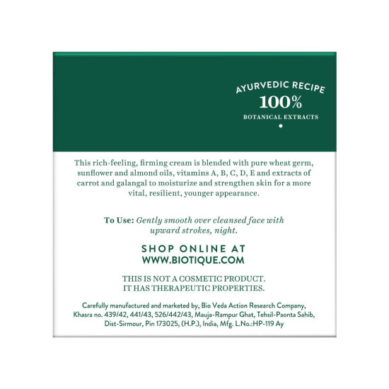Biotique Morning Nectar Moisturizing Cold Cream - Organic Skincare