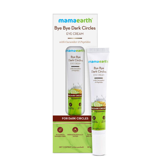 Mamaearth Bye Bye Dark Circle Eye Cream - Reduces Dark Circles