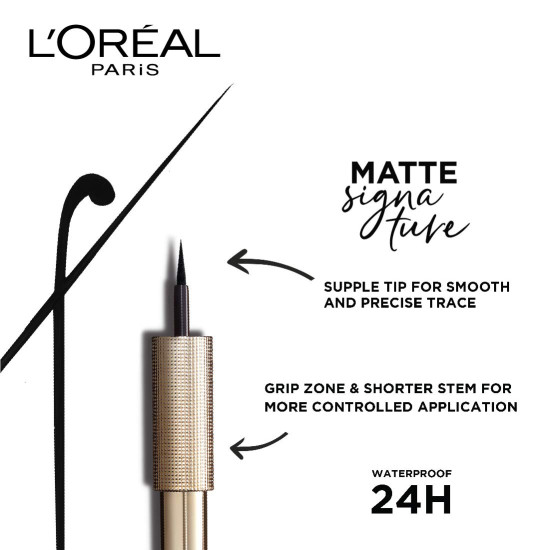 L'Oréal Paris Eye Liner - Ultra-Precise, Waterproof & Smudge-Proof