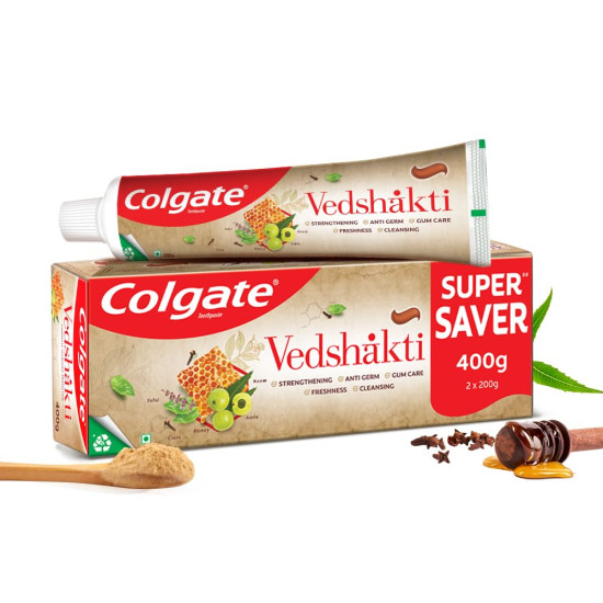 Colgate Vedshakti Toothpaste - Anti-Bacterial Paste for Whole Mouth Health