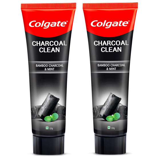 Colgate Charcoal Clean Toothpaste - Deep Clean with Bamboo Charcoal & Wintergreen Mint