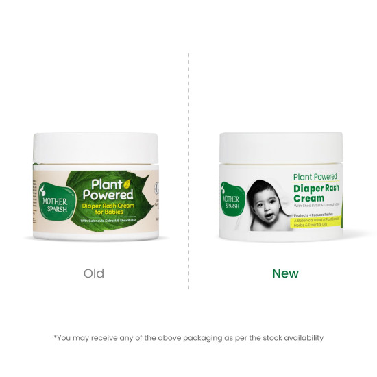 Mother Sparsh Plant Powered Natural Diaper Rash Cream for Babies - Dermatologically Tested