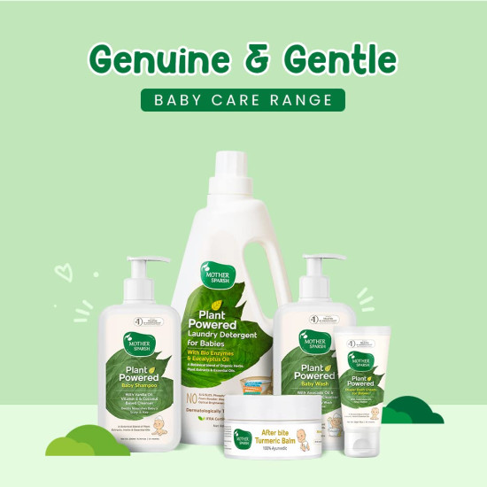 Mother Sparsh Plant Powered Baby Laundry Liquid Detergent & Cleanser - Safe and Non-Toxic