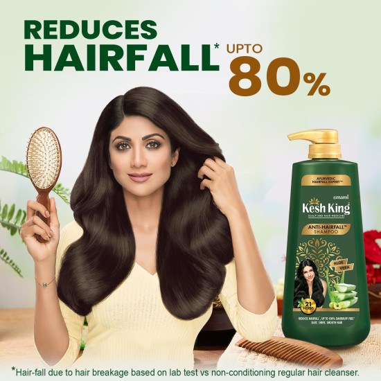 Kesh King Ayurvedic Anti Hairfall Shampoo - Reduces Hairfall & Enhances Shine