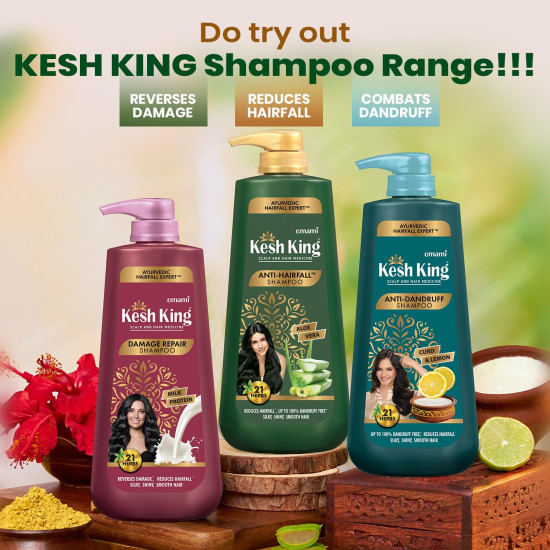 Kesh King Ayurvedic Anti Hairfall Shampoo - Reduces Hairfall & Enhances Shine