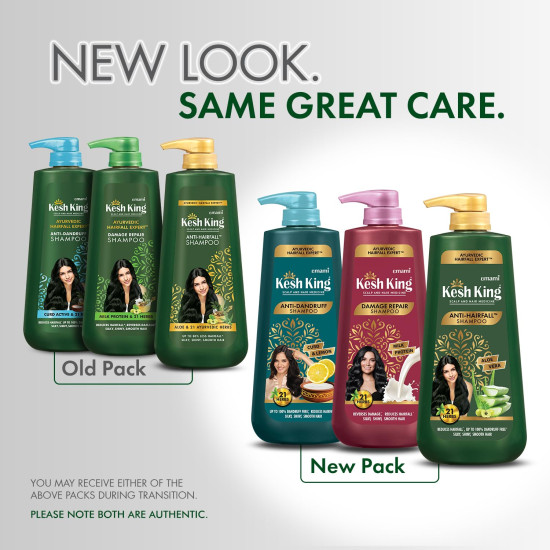Kesh King Ayurvedic Anti Hairfall Shampoo - Reduces Hairfall & Enhances Shine