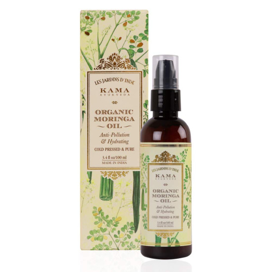 Kama Ayurveda Moringa Oil, 100 Ml - Organic Nourishment for Skin & Hair