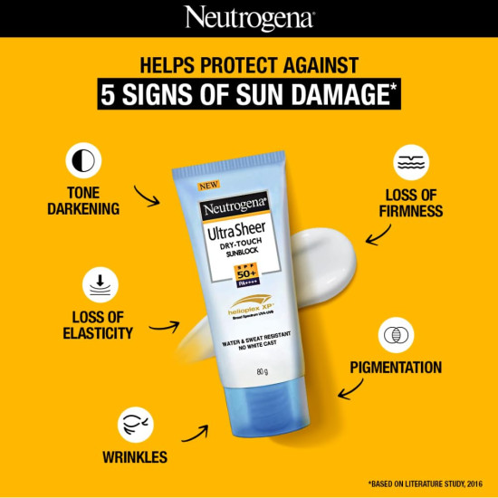 Neutrogena Ultra Sheer Sunscreen SPF 50+ - Broad Spectrum UVA/UVB Protection