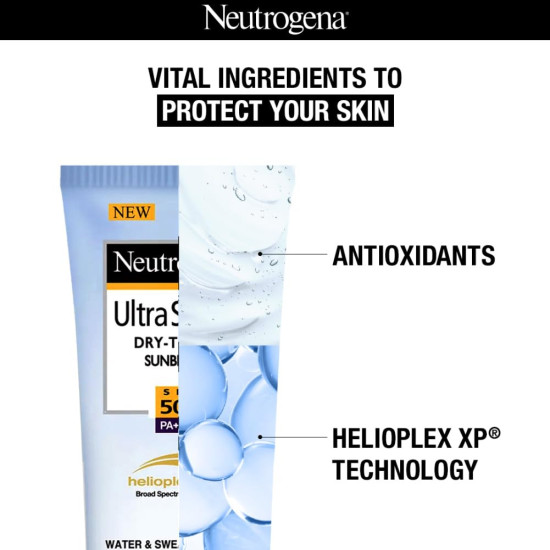 Neutrogena Ultra Sheer Sunscreen SPF 50+ - Broad Spectrum UVA/UVB Protection