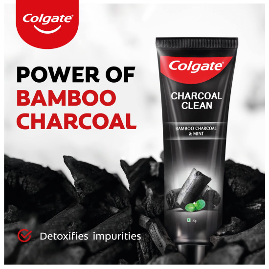 Colgate Charcoal Clean Black Gel Toothpaste - Deep Clean & Freshness Colgate Charcoal Clean Black Gel Toothpaste - Deep Clean & Freshness