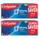 Colgate Strong Teeth, 500g (Combo Pack of 2) - Calcium-Boost for 2X Stronger Teeth