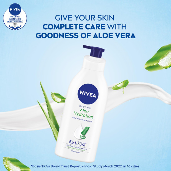 NIVEA Aloe Hydration Body Lotion 600 ml - 48 H Moisturization