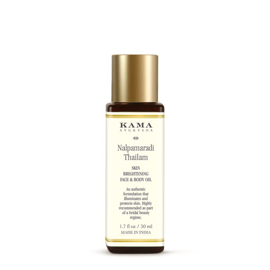Kama Ayurveda Nalpamaradi Thailam Skin Brightening Treatment - 50 ml - Natural Radiance Enhancer