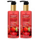 Vaadi Herbals Strawberry Scrub Face Wash - Moisturizing & Nourishing