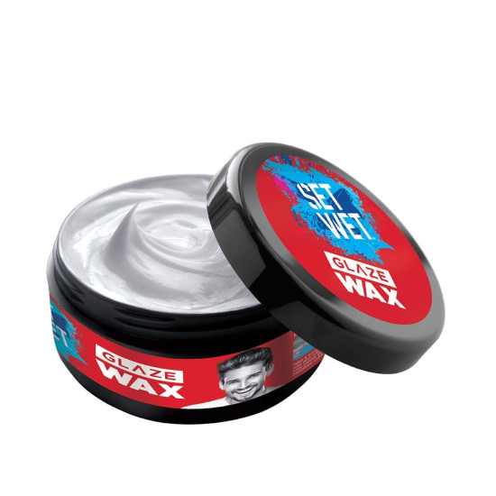 Set Wet Hair Styling Wax for Men - Glaze & Matte Finish