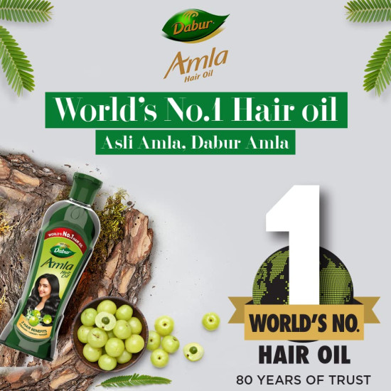 Dabur Amla Hair Oil - For Strong, Long, and Thick Hair