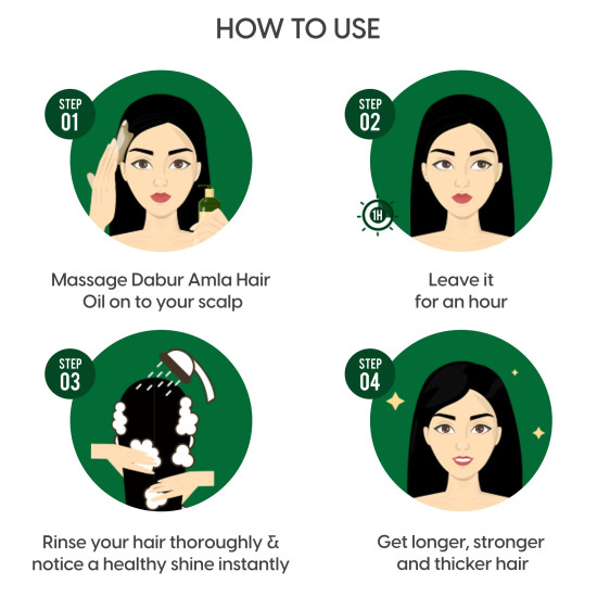 Dabur Amla Hair Oil - For Strong, Long, and Thick Hair