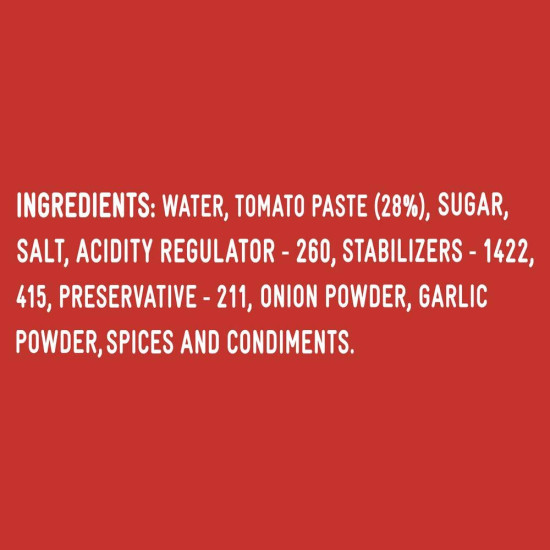 Kissan Fresh Tomato Ketchup 2 kg Pouch - Sweet & Tangy Real Tomatoes