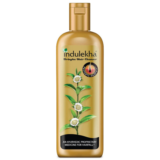 Indulekha Bringha Ayurvedic Hair Oil & Shampoo - Hair Growth & Fall Control Indulekha Bringha Ayurvedic Hair Oil & Shampoo - Hair Growth & Fall Control
