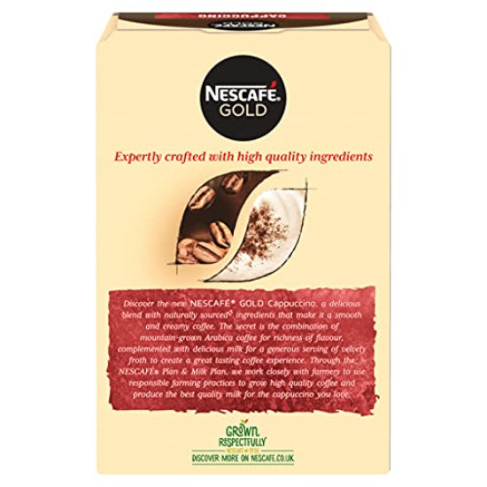 Nescafe Gold Cappuccino Coffee Premix - Rich & Creamy Delight