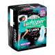 Whisper Bindazzz Nights 44 XXL Sanitary Pads, Upto 0% Leaks All Night Long, For Heavy Flow, Nearly 40% Longer with Wider Back, Active odor lock so you feel fresh, Disposable Wrapper